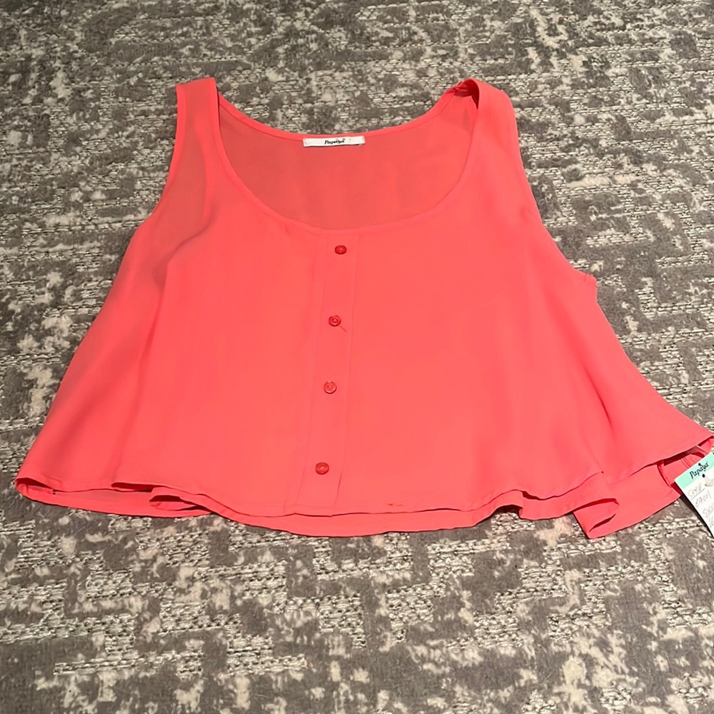 Papaya Crop Top